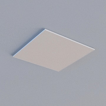 Gray Frameless Honeycomb Panel 3D Model