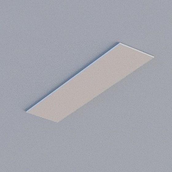 Frameless Honeycomb Panel 3D Model in Gray