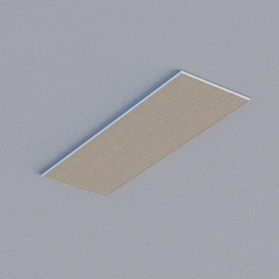 Frameless Honeycomb Panel 3D Model in Gray