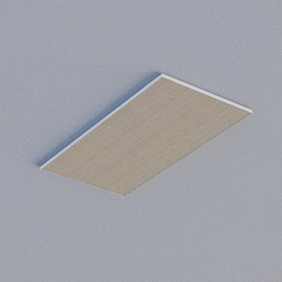 Frameless Honeycomb Panel 3D Model in Gray