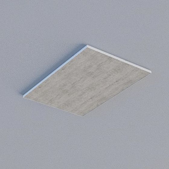 Gray Frameless Honeycomb Panel 3D Model for Modern Interiors