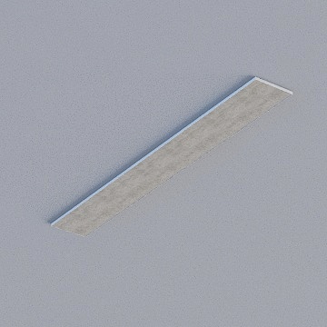 Gray Frameless Honeycomb Panel 3D Model for Modern Decor