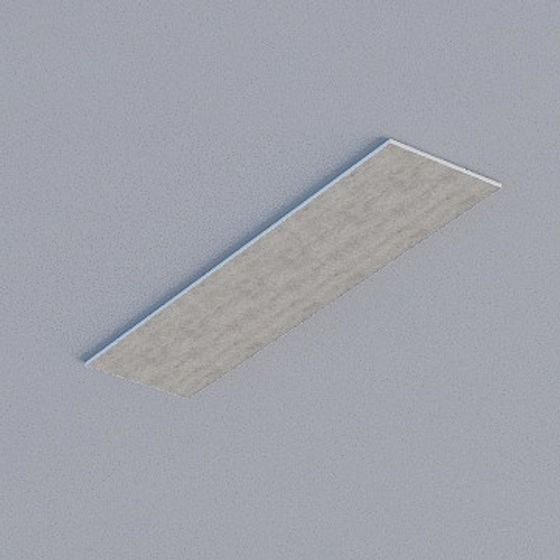 Gray Frameless Honeycomb Panel 3D Model for Modern Designs