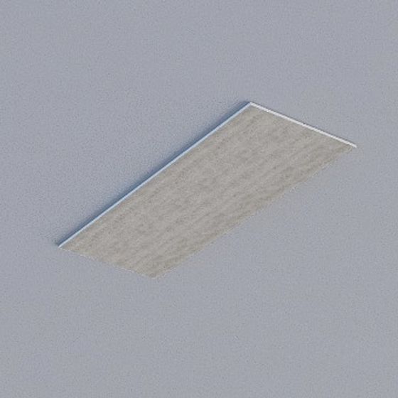 Frameless Honeycomb Panel 3D Model in Gray