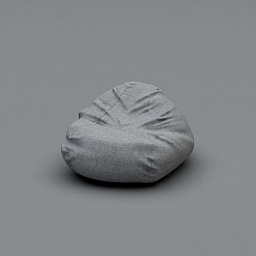 Divano Singolo Grigio Americano