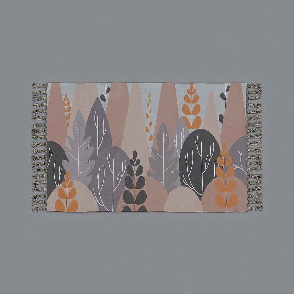 Tapis carré moderne 8-3