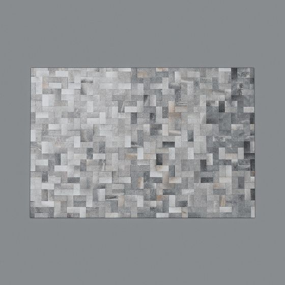 Mosaic Rug 3D model for Creative Spaces