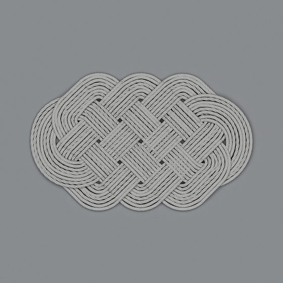 Knot Placemat 3D Model