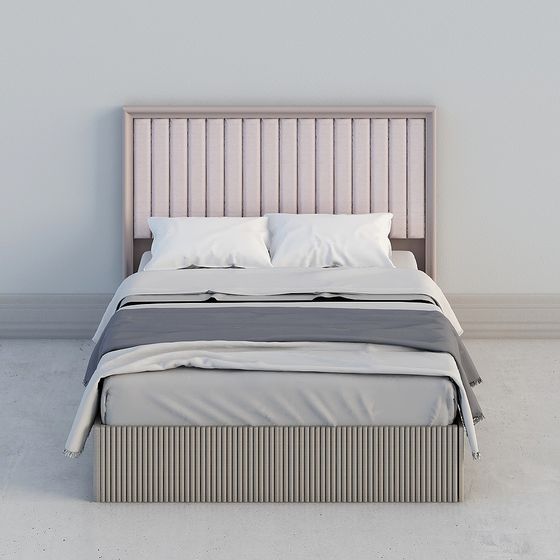 Urban Elegance Bed Frame 3D model