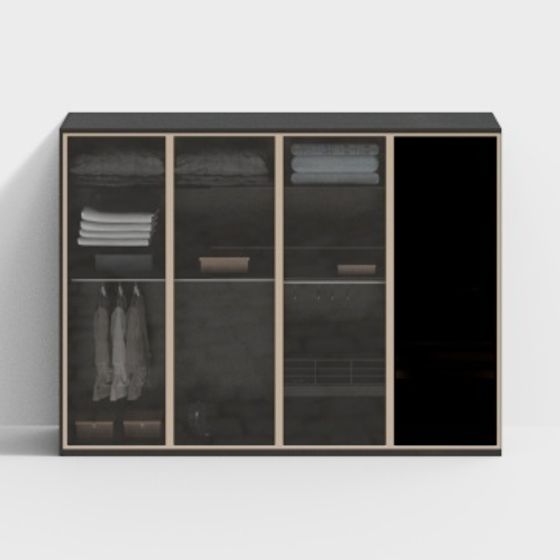 瑪莎薩蒂/瑪莎聖-現代臥室-衣櫃（忘湖灣）