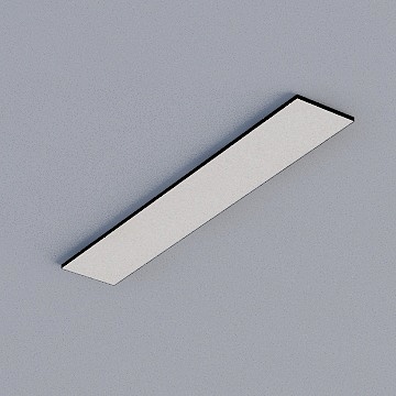 Gray Frameless Honeycomb Panel 3D Model for Contemporary Design