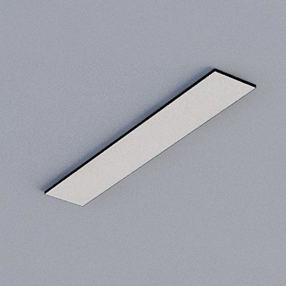 Gray Frameless Honeycomb Panel 3D Model for Contemporary Design