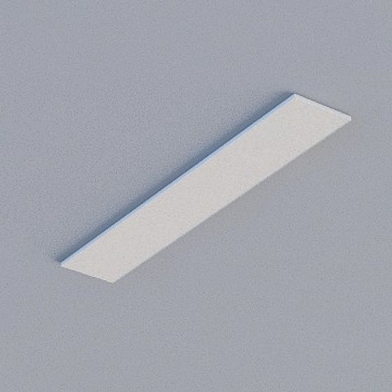 Frameless Honeycomb Panel 3D Model in Gray