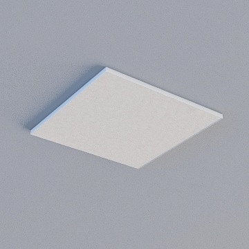 Frameless Honeycomb Panel 3D Model in Gray