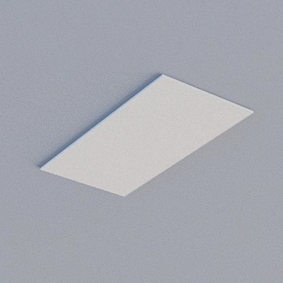 Frameless Honeycomb Panel 3D Model in Gray