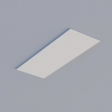 Gray Frameless Honeycomb Panel 3D Model