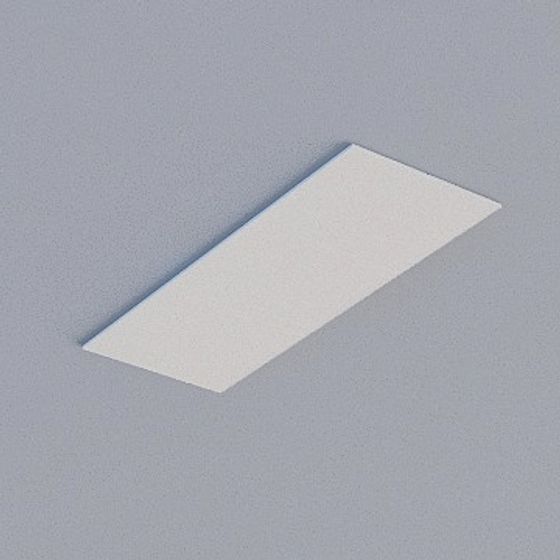 Gray Frameless Honeycomb Panel 3D Model