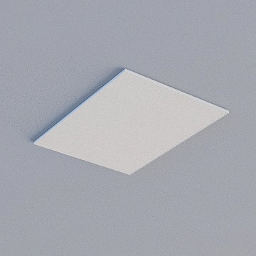 Frameless Honeycomb Panel 3D Model in Gray