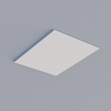 Contemporary Frameless Honeycomb Panel 3D Model in Gray