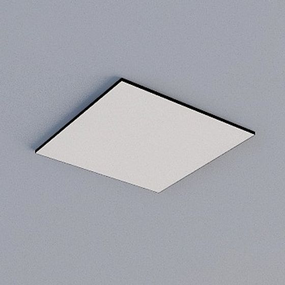 Frameless Honeycomb Panel 3D Model in Gray