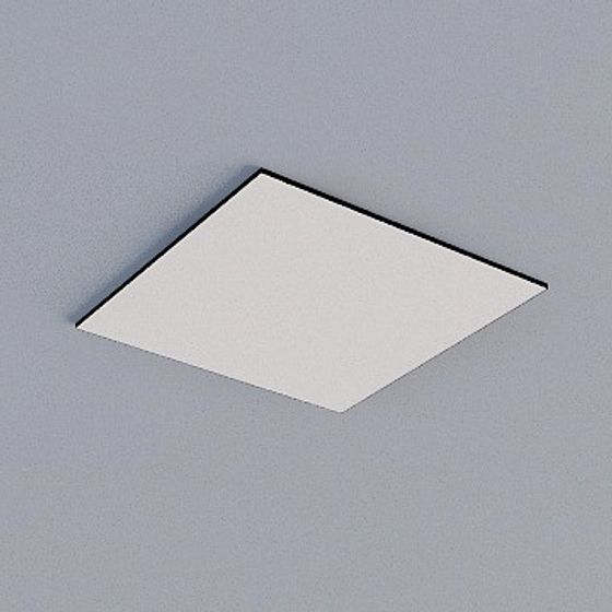 Frameless Honeycomb Panel in Gray