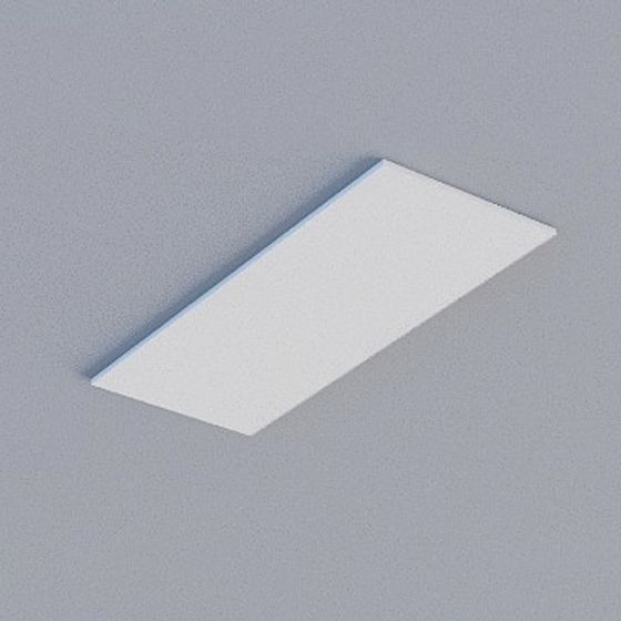 Frameless Honeycomb Panel 3D Model in Gray