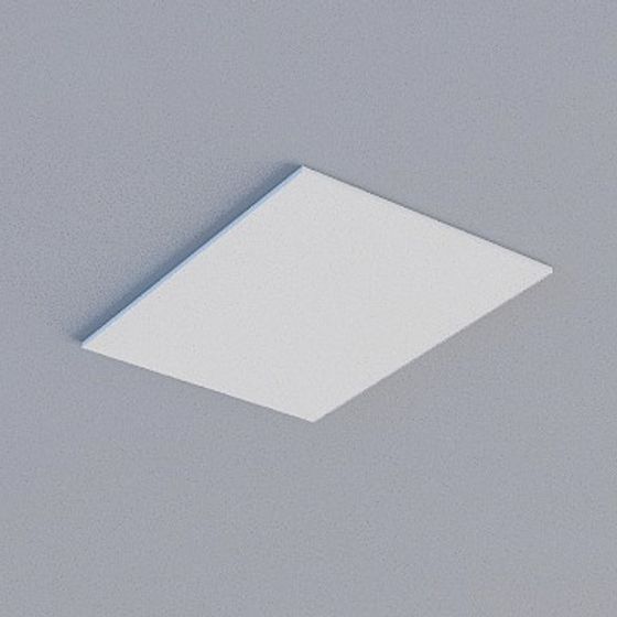 Frameless Honeycomb Panel 3D Model in Gray