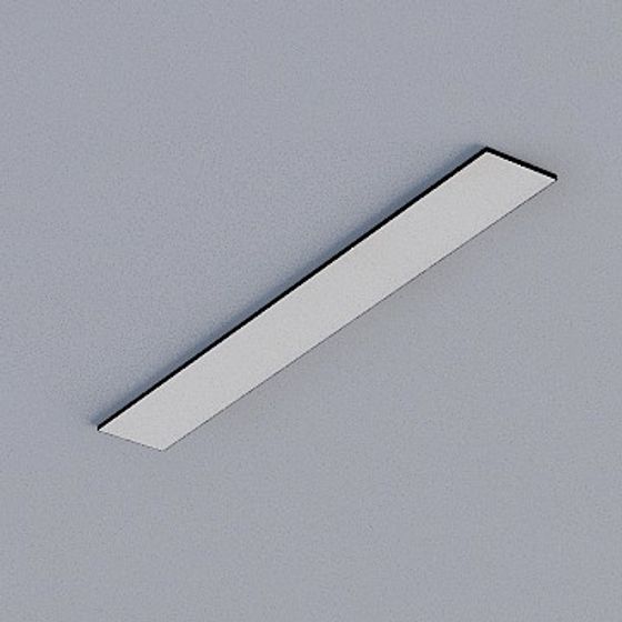 Gray Frameless Honeycomb Panel