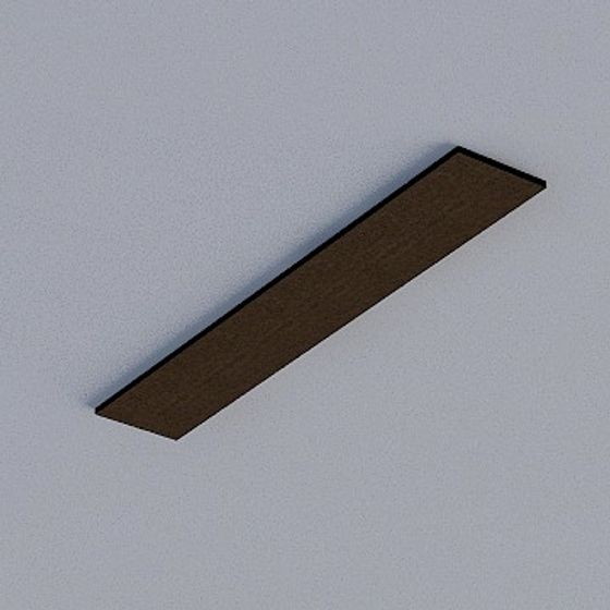 Gray Frameless Honeycomb Panel 3D Model for Contemporary Design