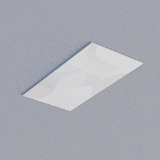 Frameless Honeycomb Panel 3D Model in Gray