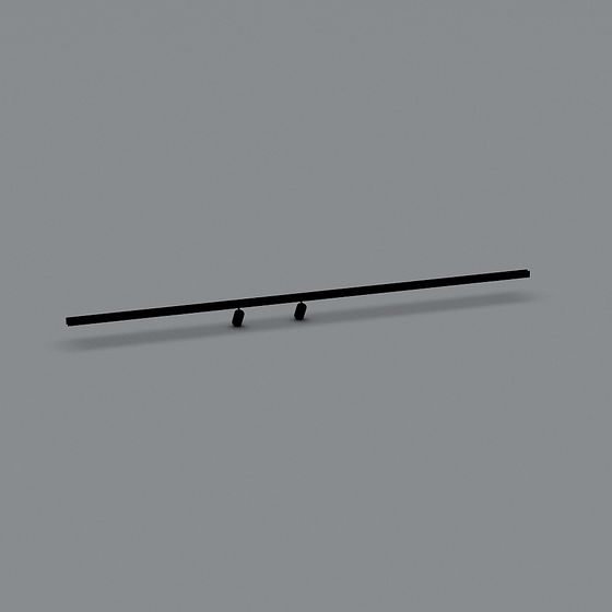 Stylish Low Polygon Balance Beam 3D model