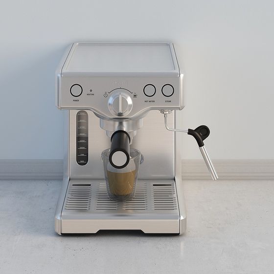 Realistic Espresso Machine 3D model