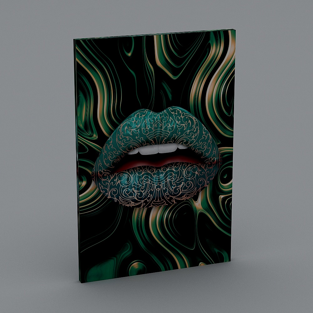 Lip Art 3D Model