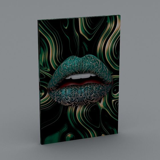 Lip Art 3D Model