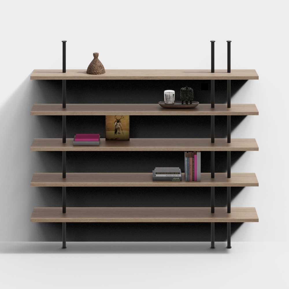 収納ラックとキャビネットの組み合わせ