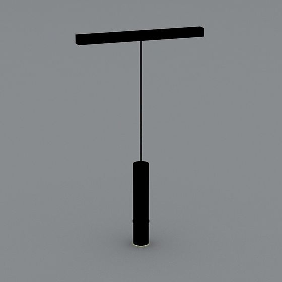 Suspended Light 3D model - Modern Aesthetic