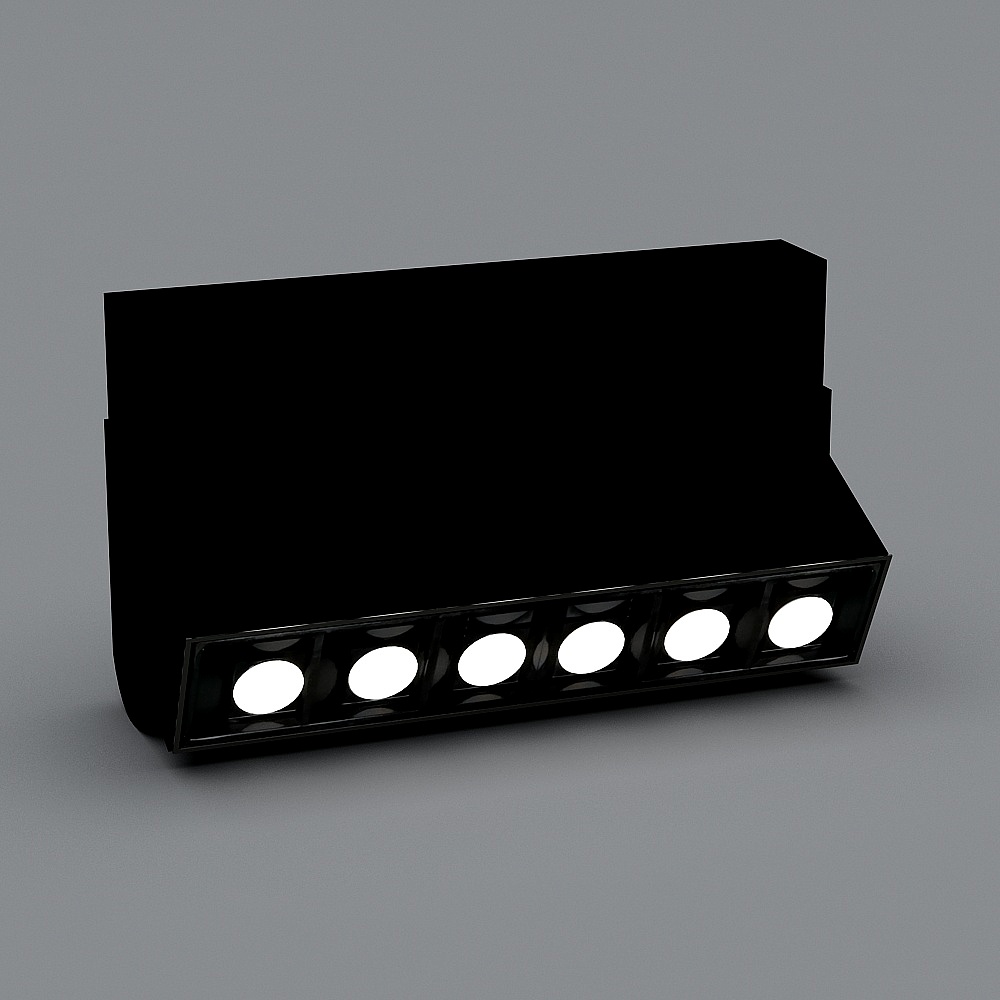 Magnetic suction 6 folding spotlight (4000K)