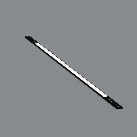 Sleek LED Light Strip 3D model for Modern Design