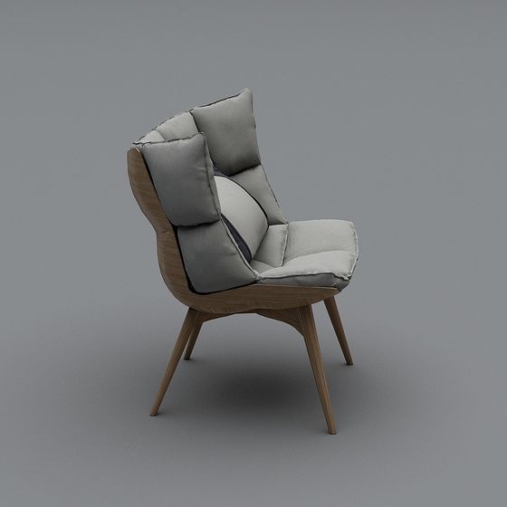 Cozy Lounge Chair 3D model