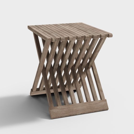 Lattice Side Table 3D model