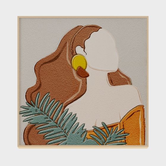 Brown-Haired Woman 3D Model for Creative Projects