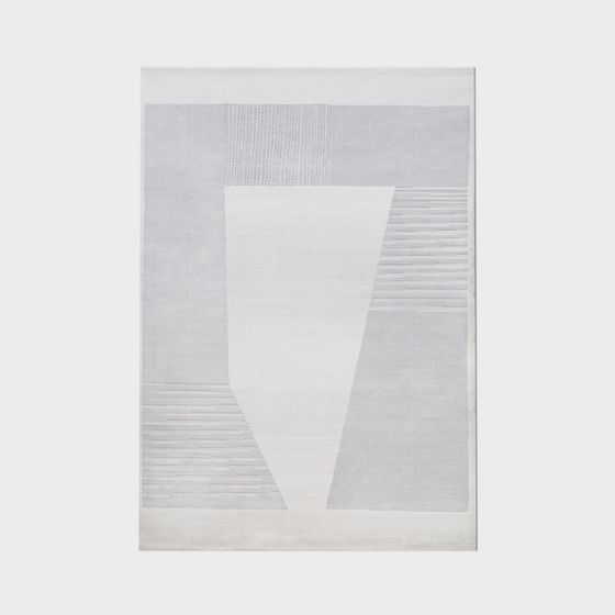 Abstract Geometric Carpet 3D model for Creative Spaces