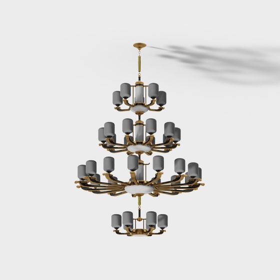 Grandeur Chandelier 3D model