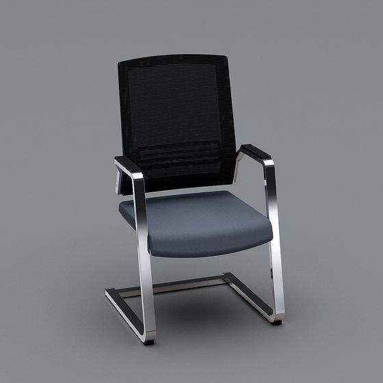 Stylish Low-Poly Chair 3D model for Offices