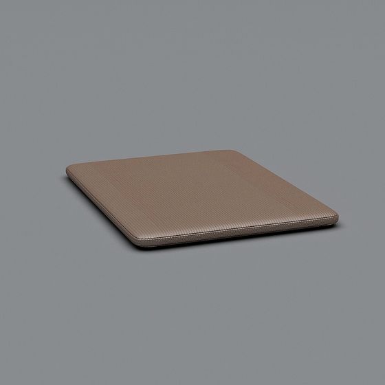 Black Minimalist Sofa Cushion 3D Model for Cozy Interiors