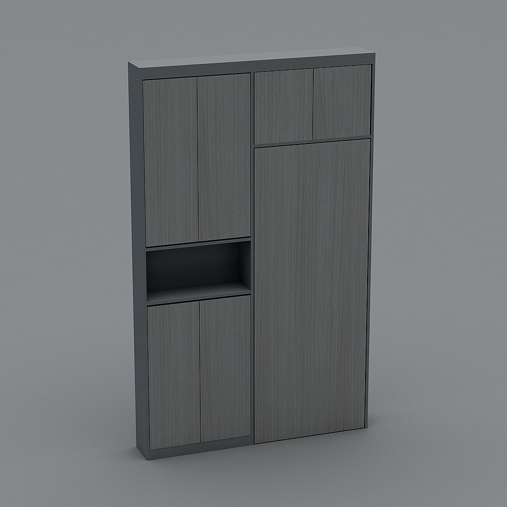 Urban Bookshelf 3D model