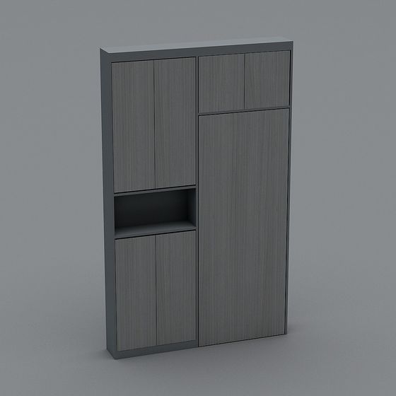 Urban Bookshelf 3D model