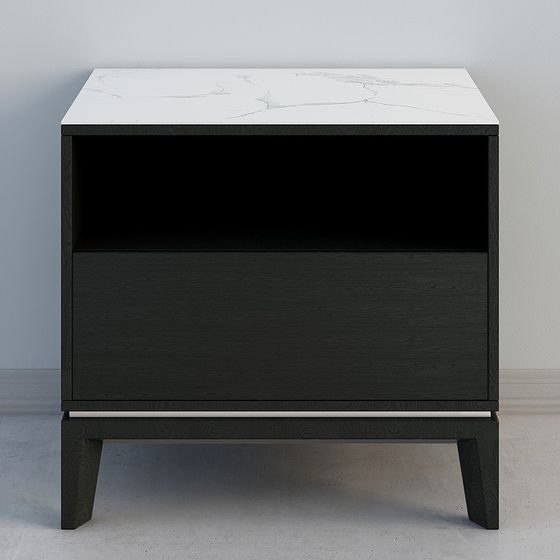 Urban Elegance Bedside Table 3D model