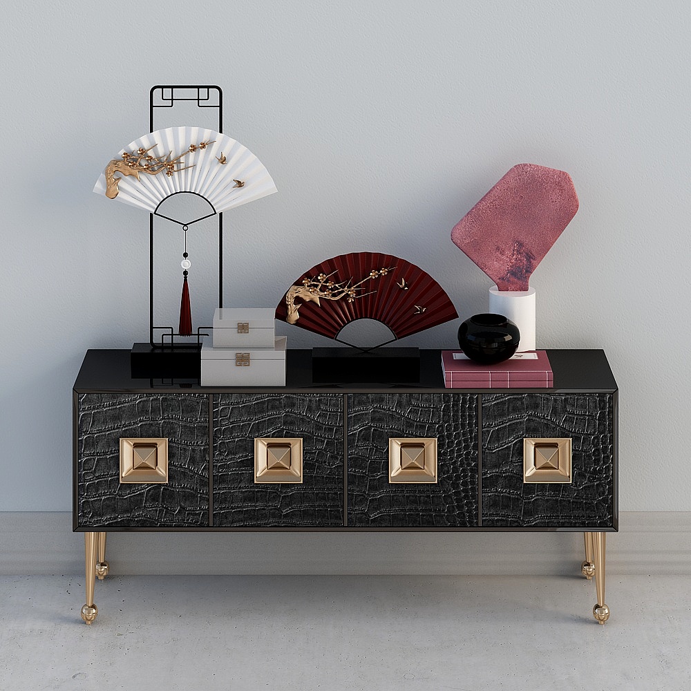 New Chinese style entrance cabinet