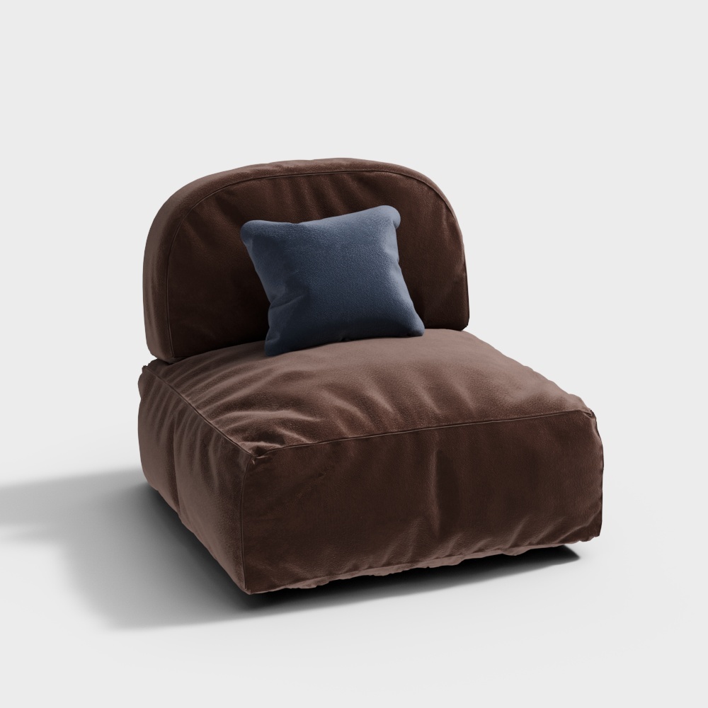 Modern lazy sofa 19-red